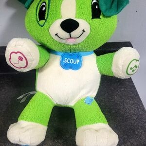 Leapfrog My Pal Scout Interactive Green Plush Dog Toy
